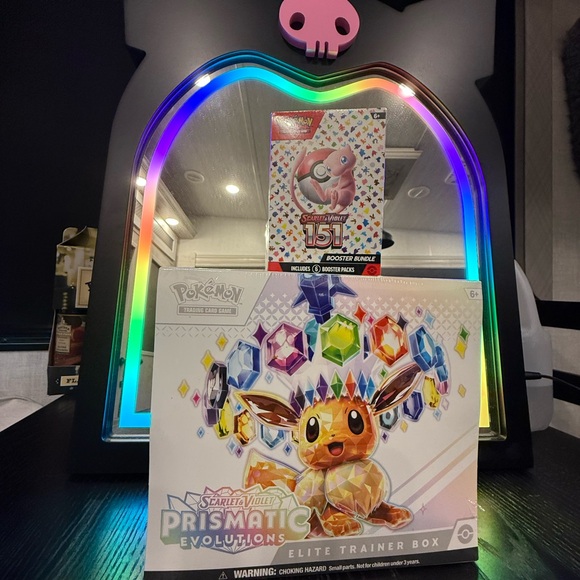 prismatic 151 booster box 72pcsPTCG CAGE Pokemon Card Booster bundle DESTINEDRIVALS Prismatic Evolutions Scarlet Violet 151 English Transaction Cards Gift